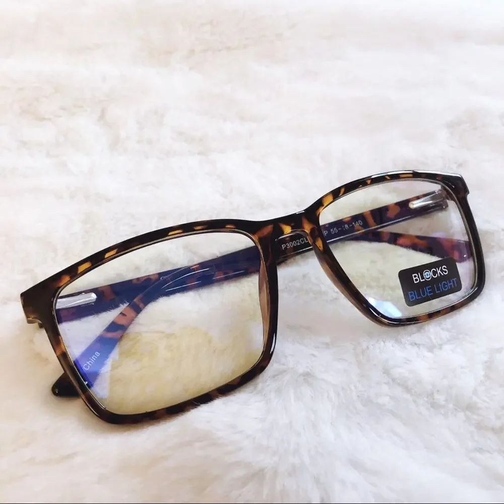 Elena Tortoise Brown Computer Blue Light Glasses